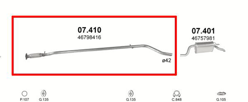 Bosal: 956-101, Walker: 07143,